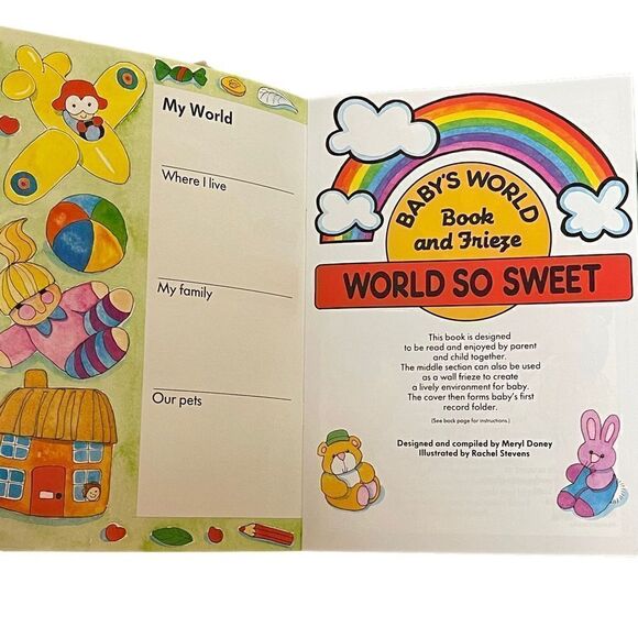 Vintage NOS Baby’s World Book & Frieze 1st Edition Complete Set of 4 - Picture 8 of 16
